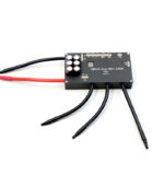 Одноканальный VESC-контроллер Ubox 85V240A в алюминиевом корпусе. Размеры 122×70×34 мм, провода 8AWG.